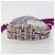 Borsa a tracolla FENDI Zucca Canvas Purple Silver Auth BA14184 Argento Porpora - vista 5