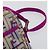 Borsa a tracolla FENDI Zucca Canvas Purple Silver Auth BA14184 Argento Porpora - vista 9