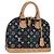 Borsa a mano LOUIS VUITTON Monogram Multicolor Alma Nera M92646 LV Auth 192464V Nero