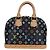 Borsa a mano LOUIS VUITTON Monogram Multicolor Alma Nera M92646 LV Auth 192464V Nero - vista 2