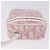 Pouch Christian Dior Trotter Canvas PVC Rosa Argento Auth bs36488 - vista 4