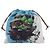 LOEWE Studio Ghibli Howl's Moving Castle Pouch Nylon Blue Auth 167480M - vista 13