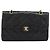 Borsa a catena CHANEL Matelassé in pelle d'agnello Paris Limited Nero Oro CC Auth 194926SAM D'oro - vista 13