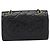 Borsa a catena CHANEL Matelassé in pelle d'agnello Paris Limited Nero Oro CC Auth 194926SAM D'oro - vista 2