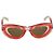 Gafas de sol BOTTEGA VENETA Plástico Rojo Auth BA14132M Roja - vista 13