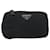 Pouch PRADA Nylon Nero Argento Auth 192554  - vista 13