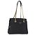 Borsa a Tracolla con Catena PRADA Nylon Nero Tono Oro Auth 194116