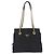 Borsa a Tracolla con Catena PRADA Nylon Nero Tono Oro Auth 194116 - vista 13
