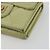 Portafoglio CHANEL Matelasse 2.55 in pelle d'agnello verde e oro CC Auth 193593A D'oro - vista 14