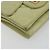 Portafoglio CHANEL Matelasse 2.55 in pelle d'agnello verde e oro CC Auth 193593A D'oro - vista 15