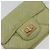 Portafoglio CHANEL Matelasse 2.55 in pelle d'agnello verde e oro CC Auth 193593A D'oro - vista 18