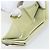 Portafoglio CHANEL Matelasse 2.55 in pelle d'agnello verde e oro CC Auth 193593A D'oro - vista 9