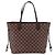 Borsa Tote LOUIS VUITTON Damier Ebene Neverfull MM N51105 LV Auth ka5529V - vista 2