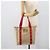 Saco Tote LOUIS VUITTON Antigua Cabas MM Bege Vermelho M40035 LV Auth ka5465 - vista 21