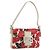 Borsa a mano FENDI Mamma Baguette Canvas Red Silver Auth 195011SM Argento Rosso