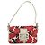 Borsa a mano FENDI Mamma Baguette Canvas Red Silver Auth 195011SM Argento Rosso - vista 13