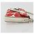 Borsa a mano FENDI Mamma Baguette Canvas Red Silver Auth 195011SM Argento Rosso - vista 3