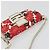 Borsa a mano FENDI Mamma Baguette Canvas Red Silver Auth 195011SM Argento Rosso - vista 6