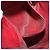 Borsa vita CHANEL Matelasse in pelle d'agnello rossa e oro CC Auth BA14212 Rosso D'oro - vista 12