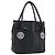 Borsa CHANEL Choco Bar Line in pelle nera e argento CC Auth bs36617 Nero