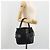 Borsa CHANEL Choco Bar Line in pelle nera e argento CC Auth bs36617 Nero - vista 26