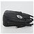 Borsa CHANEL Choco Bar Line in pelle nera e argento CC Auth bs36617 Nero - vista 3