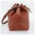 LOUIS VUITTON Borsa a tracolla Epi Petit Noe Brown M44103 LV Auth hk3950 Marrone - vista 3