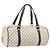 Céline Borsa a mano CELINE Macadam Canvas PVC Leather Ivory Gold Auth 191981A D'oro Crudo
