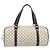 Céline Borsa a mano CELINE Macadam Canvas PVC Leather Ivory Gold Auth 191981A D'oro Crudo - vista 13