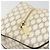 Céline Borsa a mano CELINE Macadam Canvas PVC Leather Ivory Gold Auth 191981A D'oro Crudo - vista 17