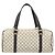 Céline Borsa a mano CELINE Macadam Canvas PVC Leather Ivory Gold Auth 191981A D'oro Crudo - vista 2