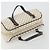 Céline Borsa a mano CELINE Macadam Canvas PVC Leather Ivory Gold Auth 191981A D'oro Crudo - vista 6