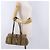 Borsa a tracolla Miu Miu Nylon Beige Gold Auth 194838A D'oro - vista 27