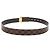 LOUIS VUITTON Damier Ebene Ceinture Anne Van Tours Belt M9677 LV Auth 191957V - vista 2