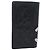 Portafoglio lungo CHANEL Matelasse Cambon Line in pelle nera e argento CC Auth bs36564 Nero - vista 2
