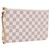 LOUIS VUITTON Damier Azur Neverfull MM Pouch Pouch LV Auth 195608V