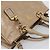 Borsa a mano PRADA in pelle 2way Beige Gold Auth 194763M D'oro - vista 6