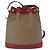Borsa GUCCI Micro GG Supreme x Doraemon Fujiko-Pro PVC Beige 655597 Auth 193779SM D'oro - vista 2