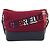 Borsa a tracolla con catena CHANEL Gabrielle de Chanel Matelasse Canvas Rosso Auth ka5504M Nero - vista 13