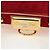 Borsa a mano Christian Dior Suede 2way Red Gold Auth bs36171V Rosso D'oro - vista 10