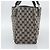 Borsa Tote GUCCI GG Canvas Sherry Line Navy Silver 145758 Auth 194942A Argento Blu navy - vista 3