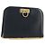 Borsa a tracolla Salvatore Ferragamo Gancini Chain in pelle Navy Gold Auth ka5564