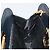 Borsa a tracolla Salvatore Ferragamo Gancini Chain in pelle Navy Gold Auth ka5564 - vista 18