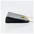 Borsa a tracolla Salvatore Ferragamo Gancini Chain in pelle Navy Gold Auth ka5564 - vista 3