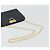 Borsa a tracolla Salvatore Ferragamo Gancini Chain in pelle Navy Gold Auth ka5564 - vista 7