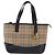 Borsa a mano BURBERRY Nova Check Canvas Beige Gold Auth 192505 D'oro - vista 13