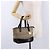 Borsa a mano BURBERRY Nova Check Canvas Beige Gold Auth 192505 D'oro - vista 21