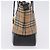 Borsa a mano BURBERRY Nova Check Canvas Beige Gold Auth 192505 D'oro - vista 3