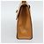 Céline Borsa a mano CELINE in pelle marrone tono oro Auth ka5521A - vista 4
