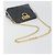 Borsa a tracolla Salvatore Ferragamo Gancini Chain in plastica Clear Gold Auth 193918A D'oro - vista 7